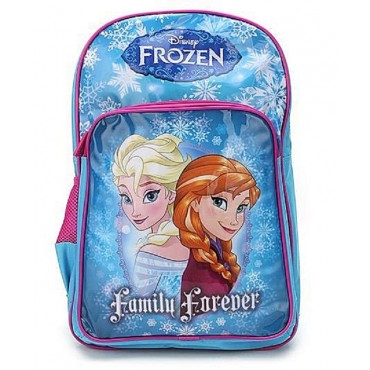 Disney Frozen Blue And Pink School Bag - 18 Inch
